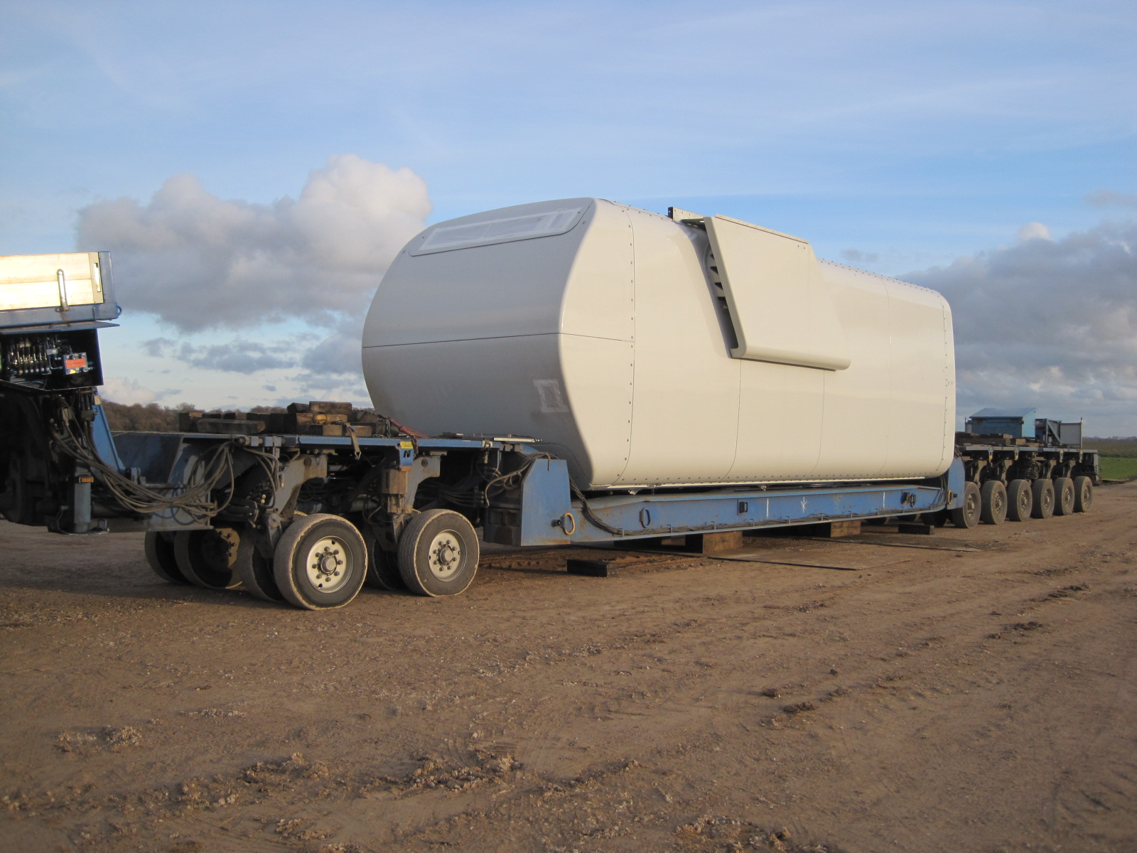 Nacelle Trailer 3 Wind farms construction