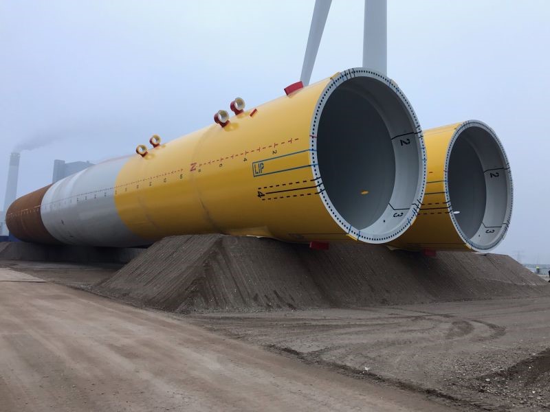 Monopile wind turbine foundation